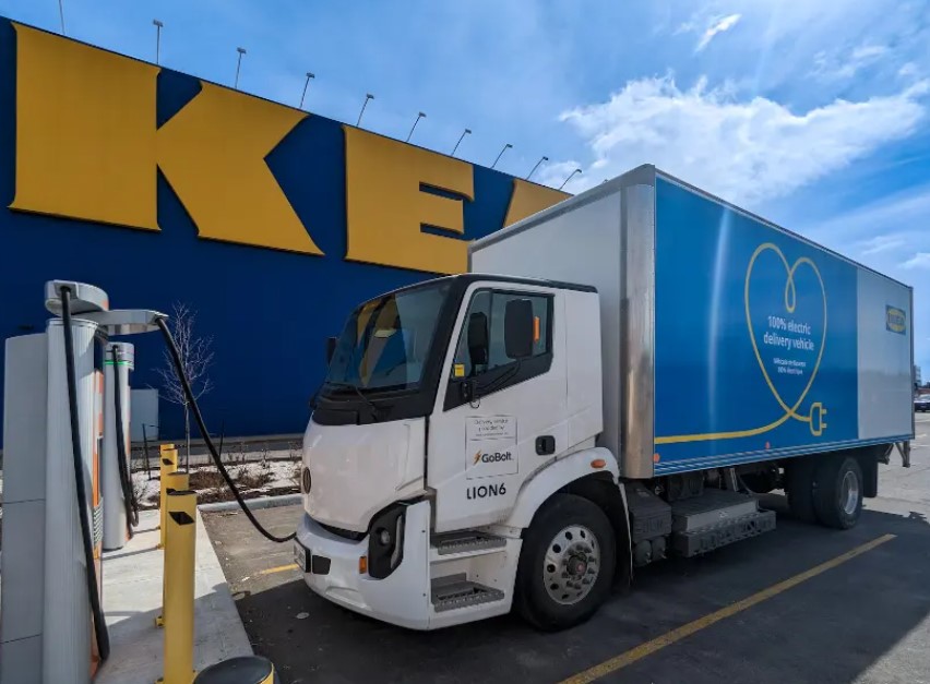 Ikea EV شارژ می شود